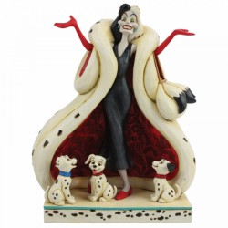 Disney Traditions - The Cute and the Cruel (Cruella and Puppies Figurine)