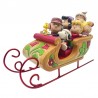 Jim Shore - Snoopy And Friends In Sleigh Figurine
