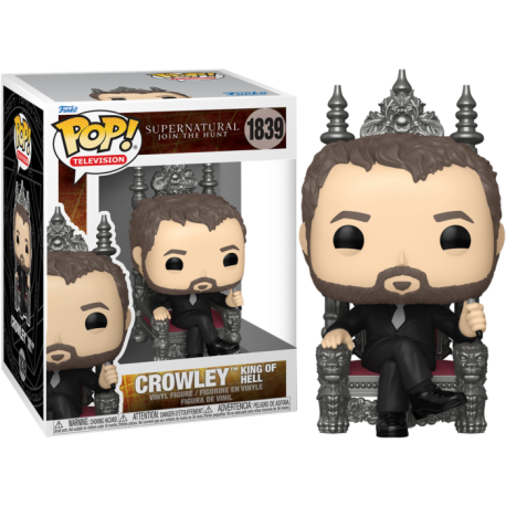 Funko Pop 1839 Crowley King Of Hell (Premium), Supernatural