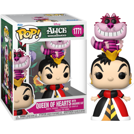 Funko Pop 1771 Queen of Hearts & Cheshire Cat (Premium), Alice in Wonderland