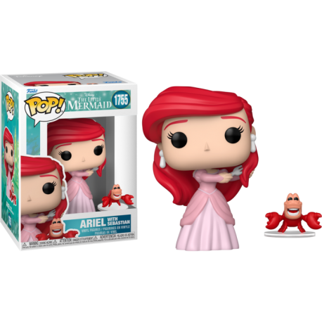 Funko Pop 1755 Ariel with Sebastian, The Little Mermaid