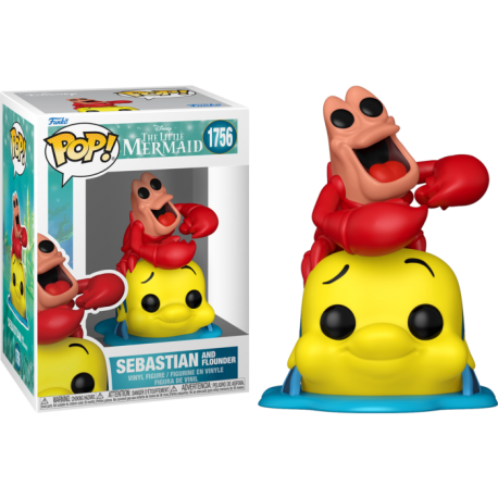 Funko Pop 1746 Sebastian with Flounder, The Little Mermaid