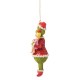 Jim Shore - The Grinch And Cindy-Lou With Sign H/ornament