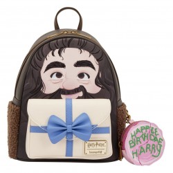 Loungefly Harry Potter - Hagrid Birthday Cake Cosplay 10" Faux Leather Mini Backpack with Coin Bag