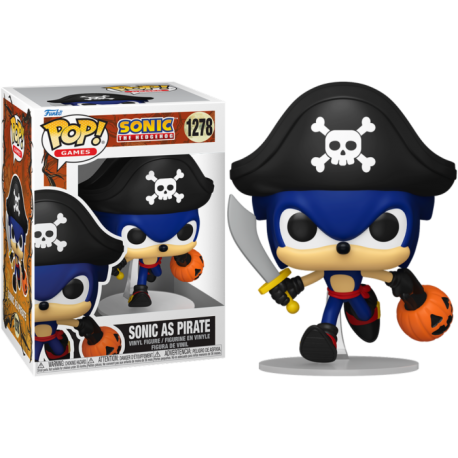 Funko Pop 1278 Sonic as Pirate, Sonic The Hedgehog