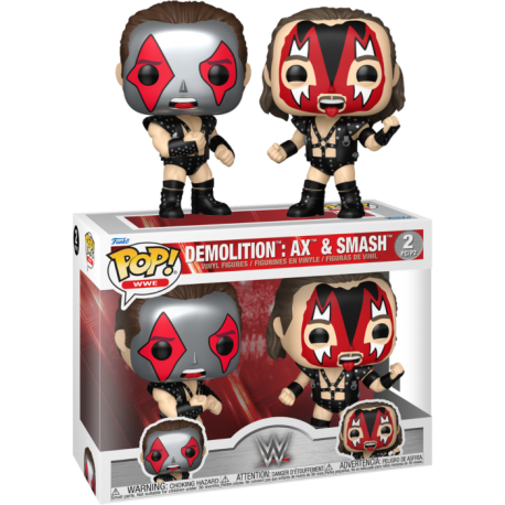 Funko Pop 2-Pack WWE - Demolition: Ax & Smash (Metallic)