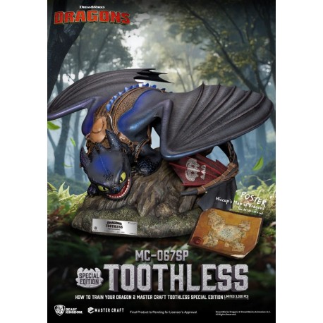 How To Train Your Dragon 2 Master Craft Statue Toothless 38 cm