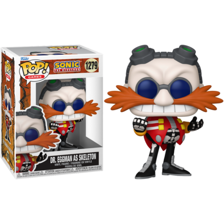 Funko Pop 1279 Dr. Eggman as Skeleton, Sonic The Hedgehog
