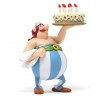 Astérix: Obelix Carrying Birthday Cake Figurine 10cm