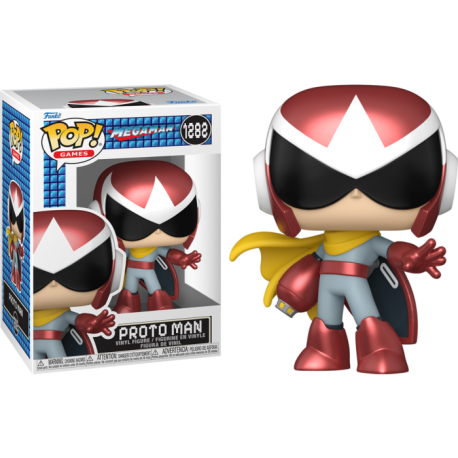 Funko Pop 1282 Proto Man, Megaman