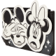 Loungefly Disney - Mickey & Minnie Ghost 3" Faux Leather Zip-Around Card Holder