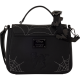 Loungefly Disney - Mickey & Minnie Spiderweb and Bats 8" Faux Leather Crossbody Bag