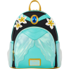 Loungefly Aladdin - Princess Jasmine Cosplay 10" Faux Leather Mini Backpack with Lamp Bag Charm