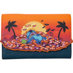 Loungefly Lilo & Stitch - Stitch Halloween Candy 4" Faux Leather Zip-Around Wallet