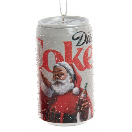 Coca Cola - Diet Coca-Cola® Santa Can Ornament