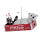Coca Cola - 3.25" Resin Coca Cola Polar Bear Cub Ornament
