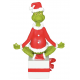 Kurt S. Adler - The Grinch On Present Statue
