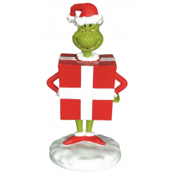 Kurt S. Adler - The Grinch in Present Figurine