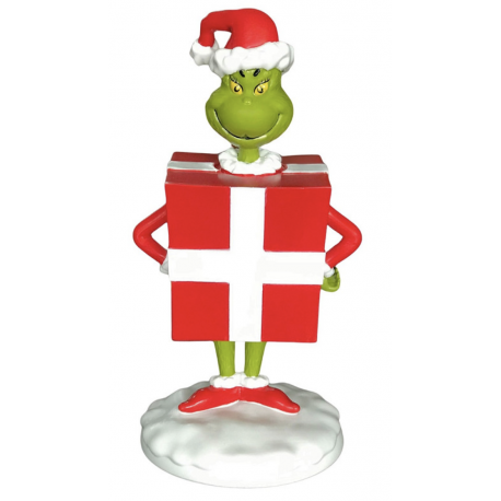 Kurt S. Adler - The Grinch in Present Figurine