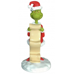 Kurt S. Adler - The Grinch with List figurine