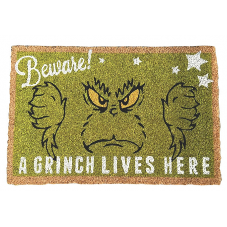 The Grinch Beware! - Doormat