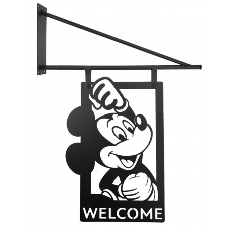 Disney - Metal Door Sign Swing Mickey Welcome