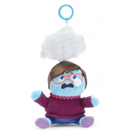 Disney Sadness Mum Small Soft Toy Keyring, Inside Out - 13.5cm