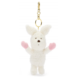 Disney Store Japan Piglet Snowy Small Soft Toy Keyring, Winnie the Pooh - 13cm