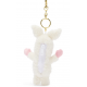 Disney Store Japan Piglet Snowy Small Soft Toy Keyring, Winnie the Pooh - 13cm