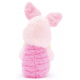 Disney Japan Piglet with Heart Plush, Winnie the Pooh - 16cm