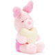 Disney Japan Piglet with Heart Knuffel, Winnie the Pooh - 16cm