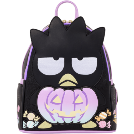 Loungefly Hello Kitty & Friends - Badtz-Maru Pumpkin Cosplay Light-Up 10" Faux Leather Mini Backpack