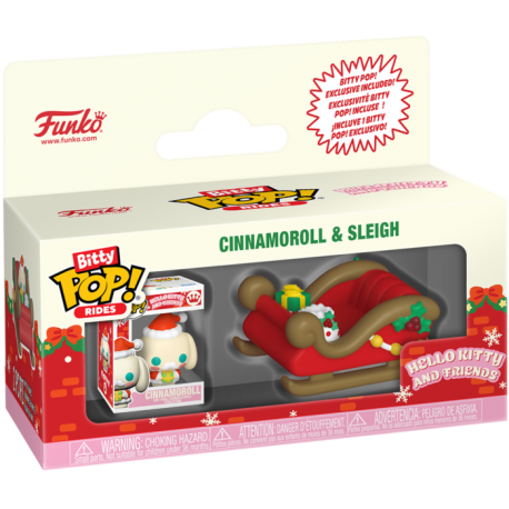 Hello Kitty & Friends - Cinnamoroll & Sleigh Bitty Pop! Rides Vinyl Figure