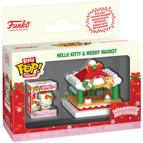 Hello Kitty & Friends - Hello Kitty & Merry Market Bitty Pop! Town Vinyl Figure