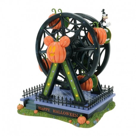 Disney Village By D56 - Pumpkintown Illuminated Ferris Wheel