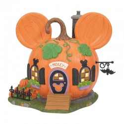 Disney Village By D56 - Mickey Mouse's Pumpkintown House