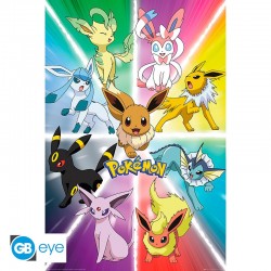 Pokemon - Poster Maxi 91.5x61 FSC Mix - Eevee Evolution (AC2)