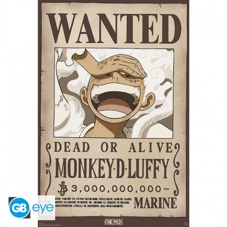 One Piece - Poster Maxi 91.5x61 FSC MIX - Wanted Luffy Wano (248)