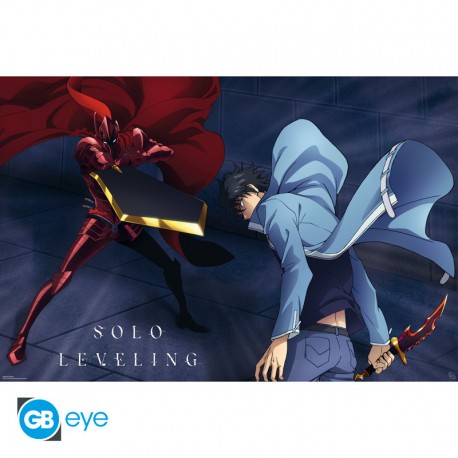 Solo Leveling - Poster Maxi 91.5x61 FSC Mix - Jinwoo vs Igris (236)