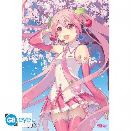 Hatsune Miku - Poster Maxi 91.5x61 FSC MIX - Cherry Blossom (246)