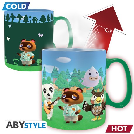 Animal Crossing - Mug Heat Change- 460 ml - Island Welcome