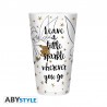 Disney - Large Glass - 400ml - Tinkerbell Gold