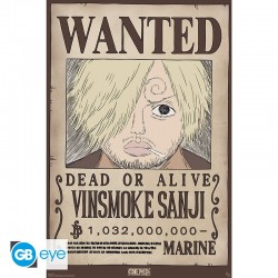 One Piece - Poster Maxi 91.5x61 - Wanted Sanji Wano (AB6)