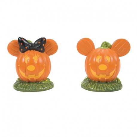 Disney Village by D56 - Mickey Mouse's Pumpkintown Topiaries
