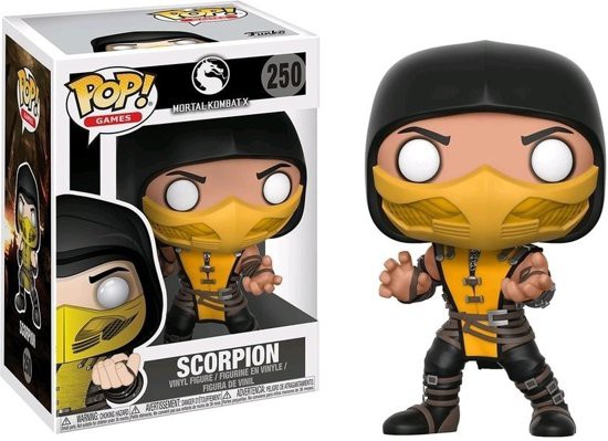 Funko Pop 250 Scorpion, Mortal Kombat 