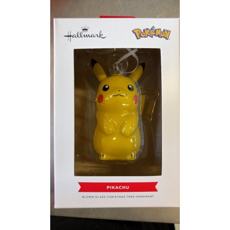 Hallmark - Pikachu Glass Ornament