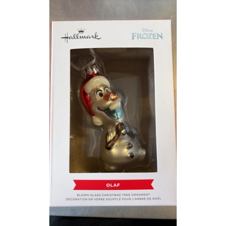 Hallmark - Olaf Glass Ornament