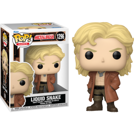 Funko Pop 1296 Liquid Snake, Metal Gear Solid