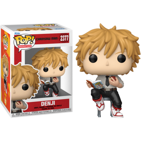 Funko Pop 2317 Denji (Reading), Chainsaw Man
