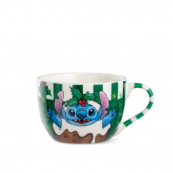 Disney Home - Stitch Green Christmas Breakfast Mug